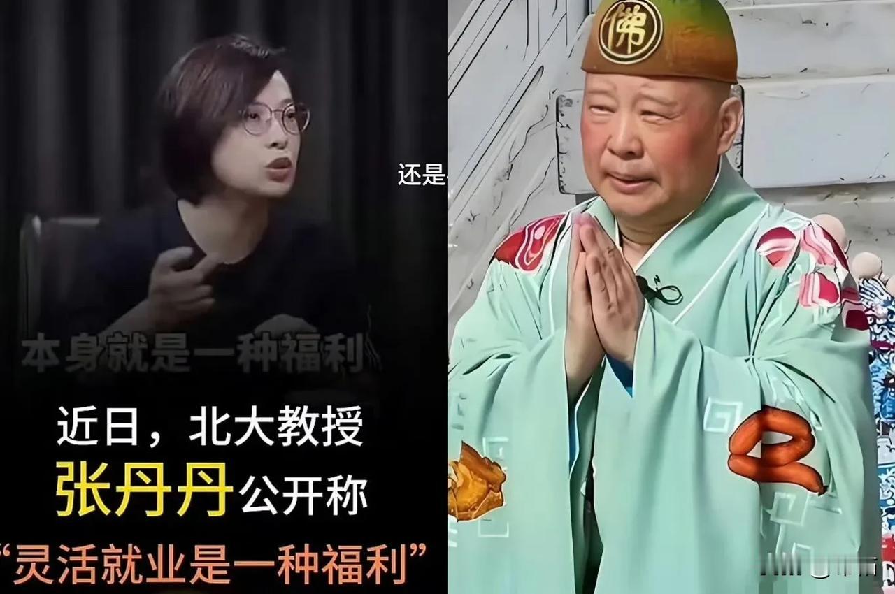 成功接过了刚刚的热点，论说话有水平，还得是北大教授，站着说话不腰疼。