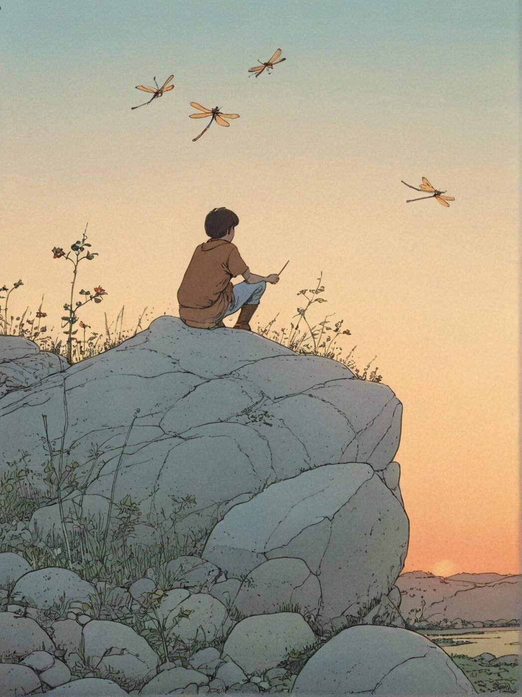 别轻蔑少年时期感动过的东西。——黄永玉 