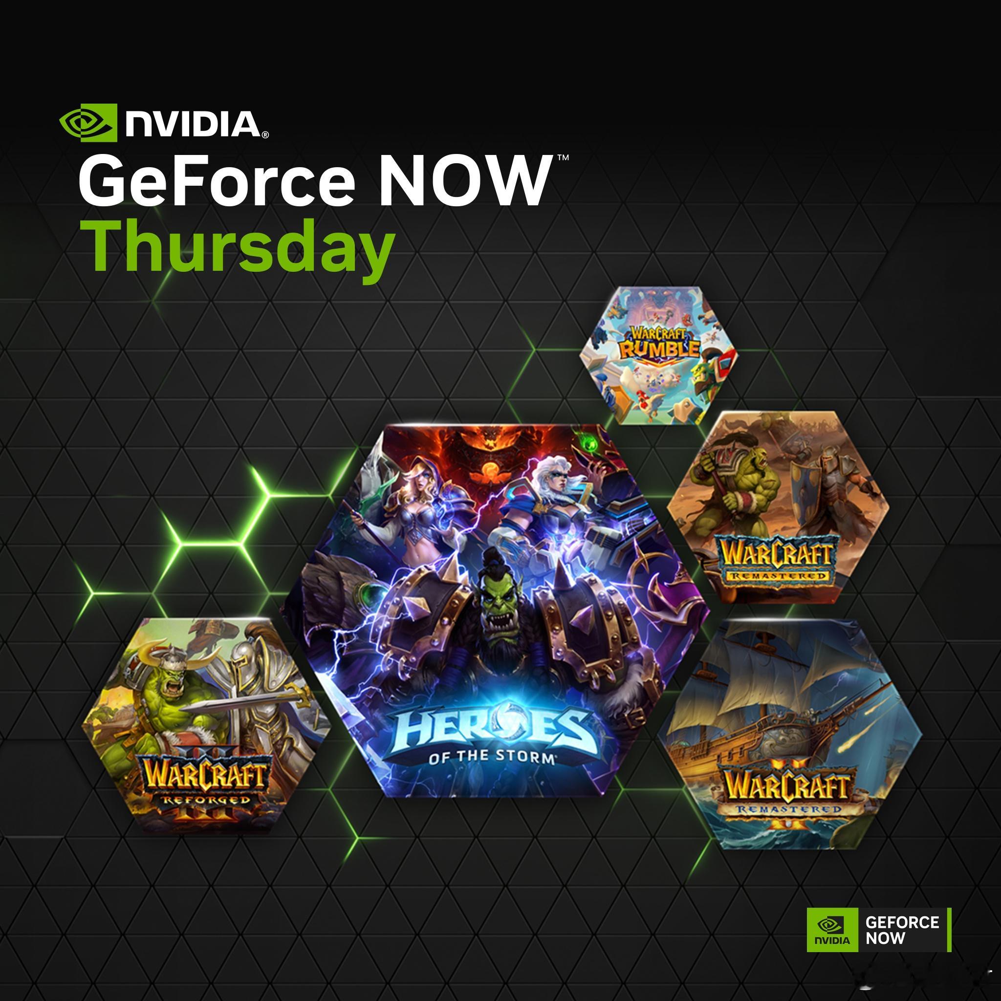 英伟达今日宣布，更多暴雪经典游戏将可以在其GeForce NOW云平台上畅玩。除