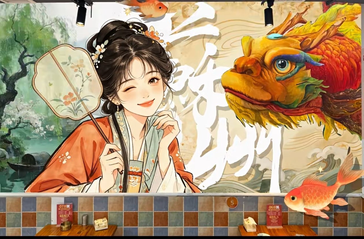 “我上网就是为了看这些东西的”。刷到一位绘画博主，挨个饭店去询问“收1000块钱
