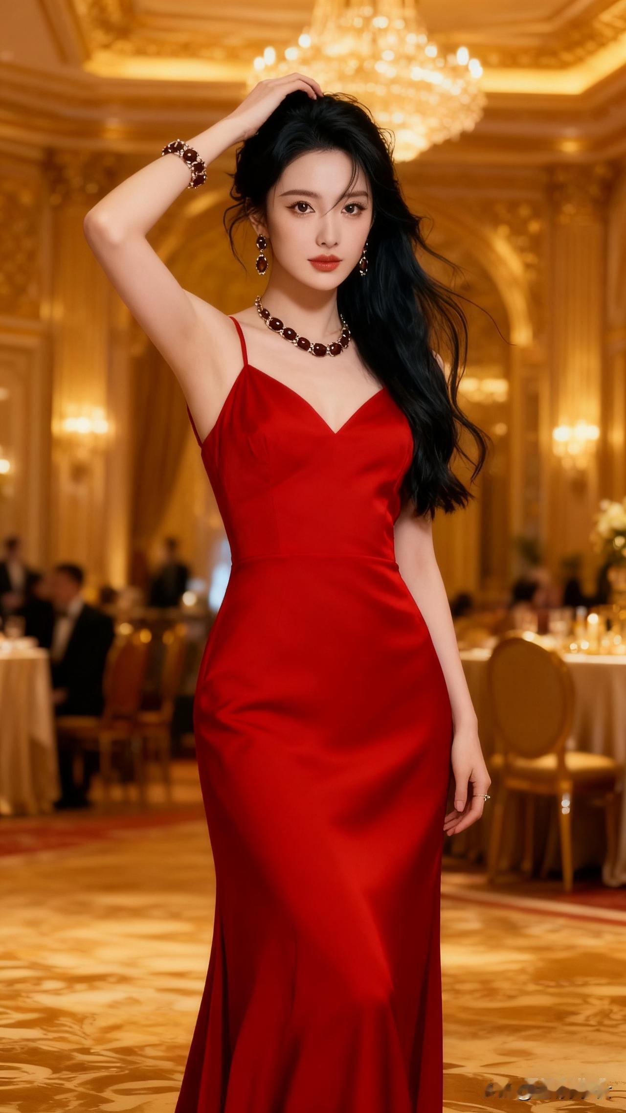 上联：新裳换得三分艳
下联：闲态生出一段柔
横批：风姿绰约