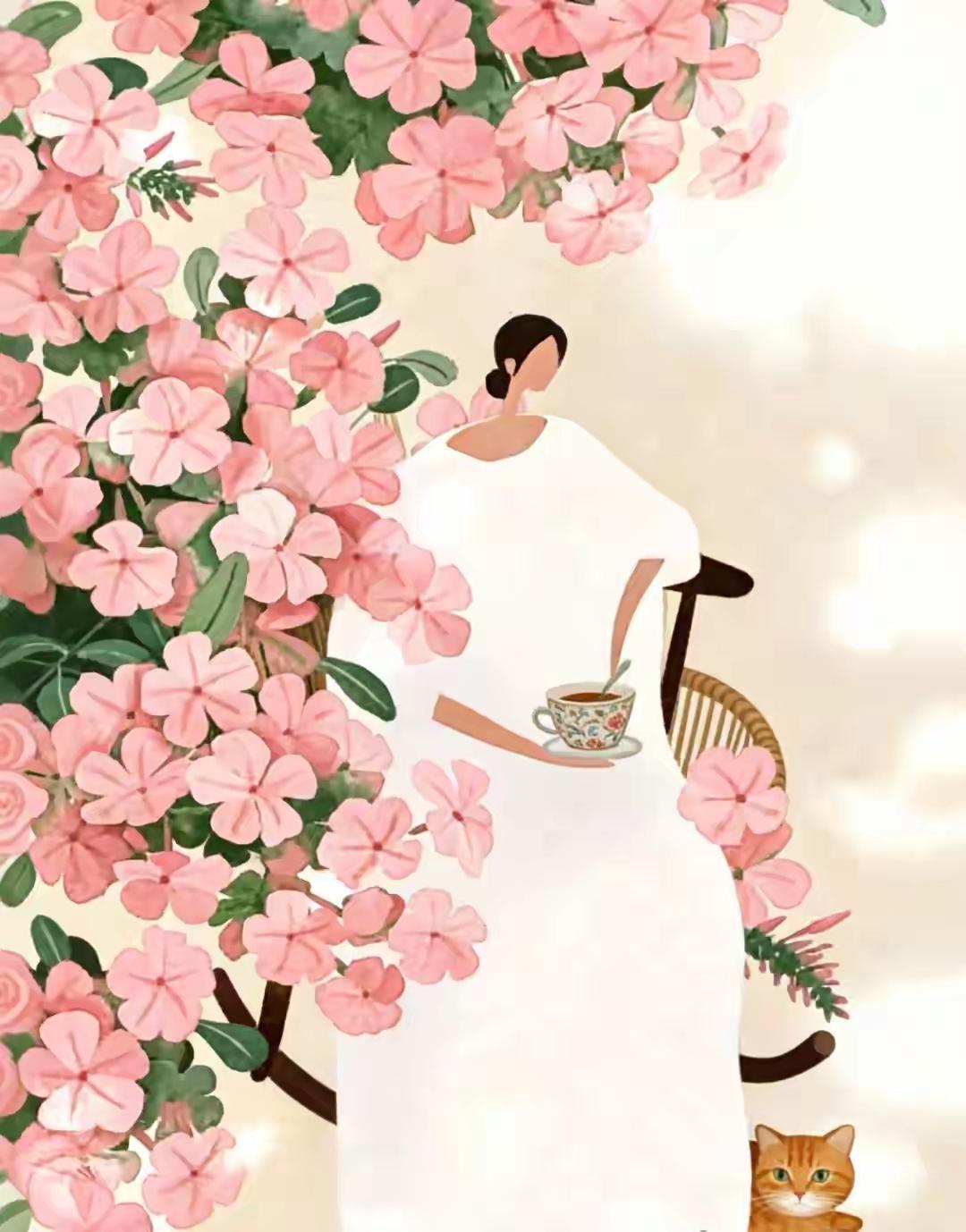 生活有点苦的时候，
给自己泡一杯甜。