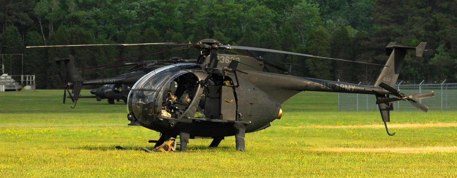 每天认识一件兵器 美国AH-6“小鸟”武装直升机AH-6是休斯直升机公司研制的一