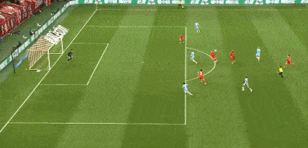 28秒闪击！纳萨里奥造险中框，钟义浩机敏补射破门，河南客场1-0领先上海海港
 