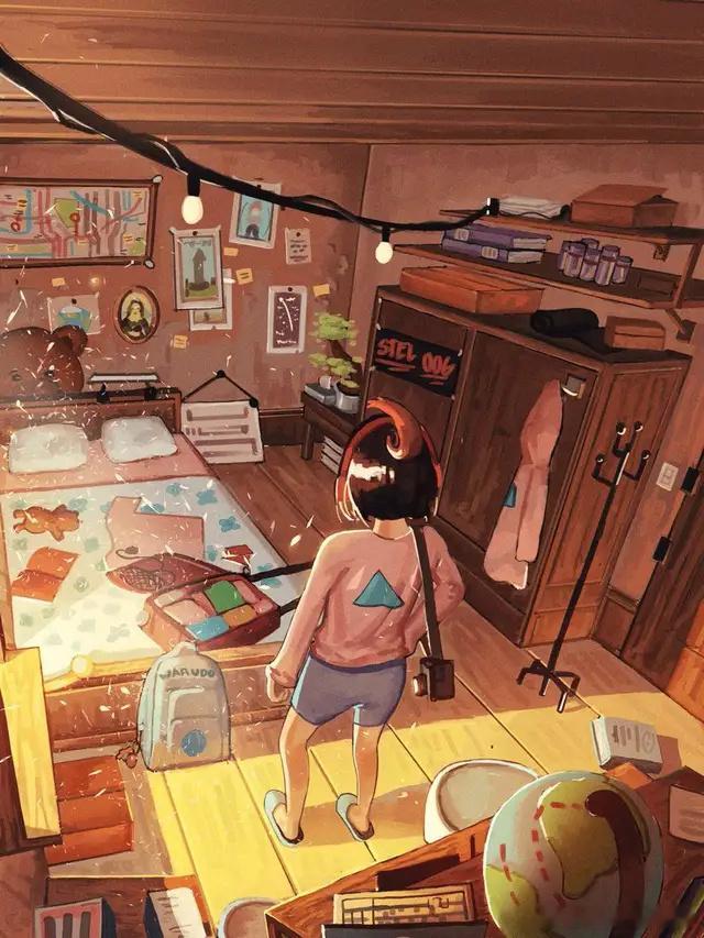 绘画欣赏 越南插画师Klegs ​​​