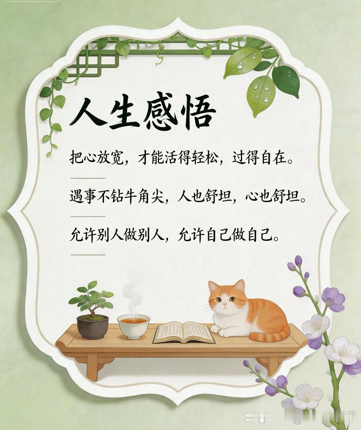 六十岁以后才明白的事
一、老了才发现别人有钱，不如自己有钱。
二、老了才发现，你