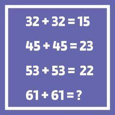 来看看这些奇妙等式！32 + 32 = 15 、45 + 45 = 23 、53