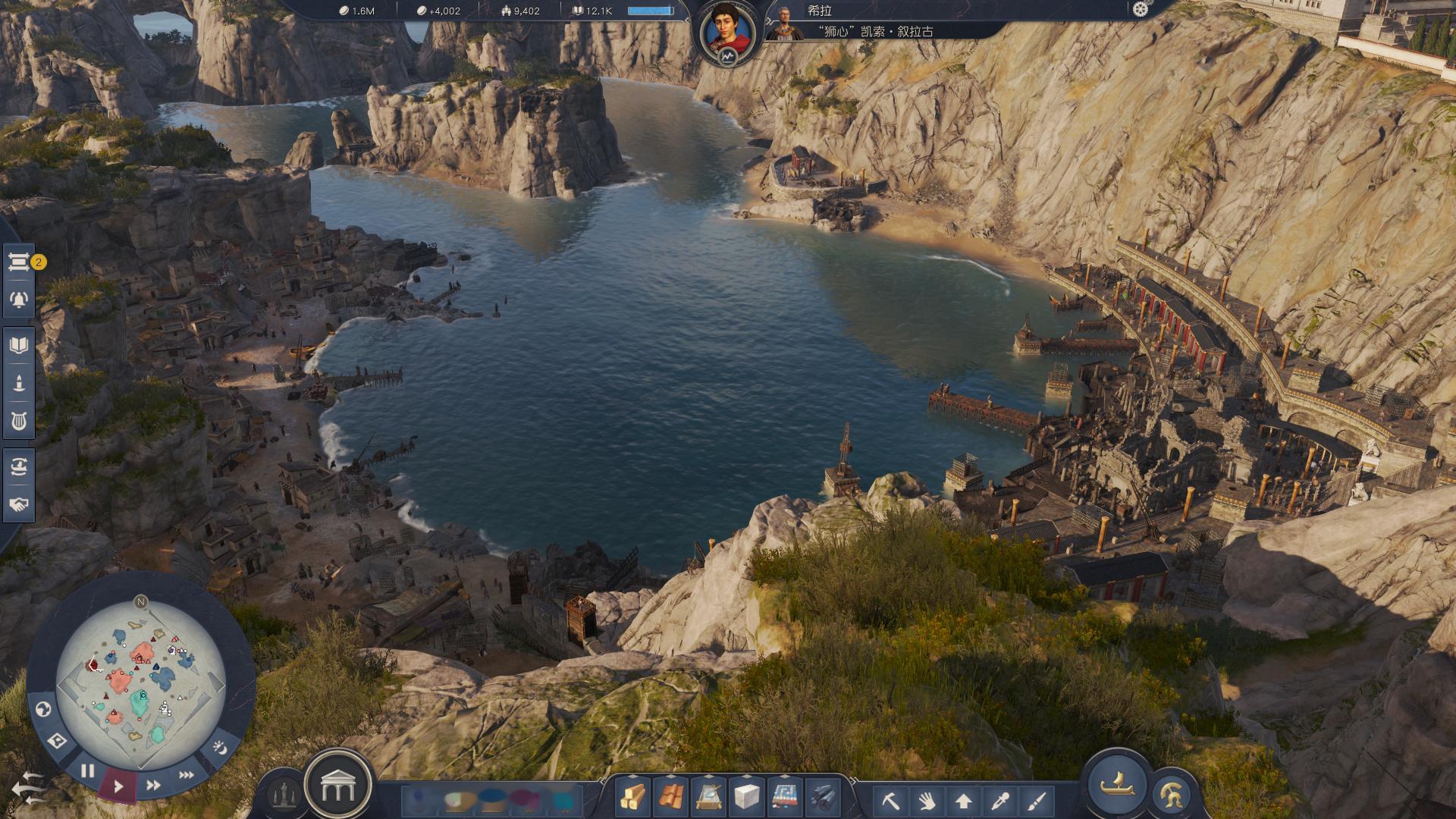 剿灭海盗之后进入瓶颈期，茫然失去目标，好像只能坚持把圆形剧场造好，看看剧情再怎么