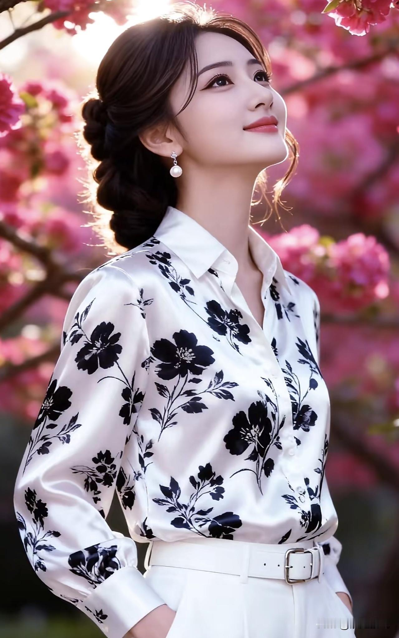 花开花落，人面桃花相映红。桃花游赏 独对花开花落时 桃花树拍照 独对花开花落时 