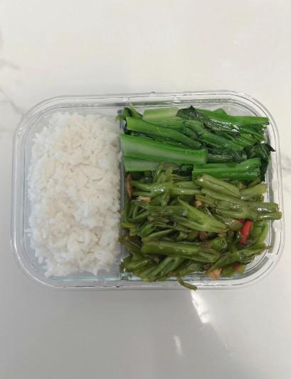 婆婆给准备的饭