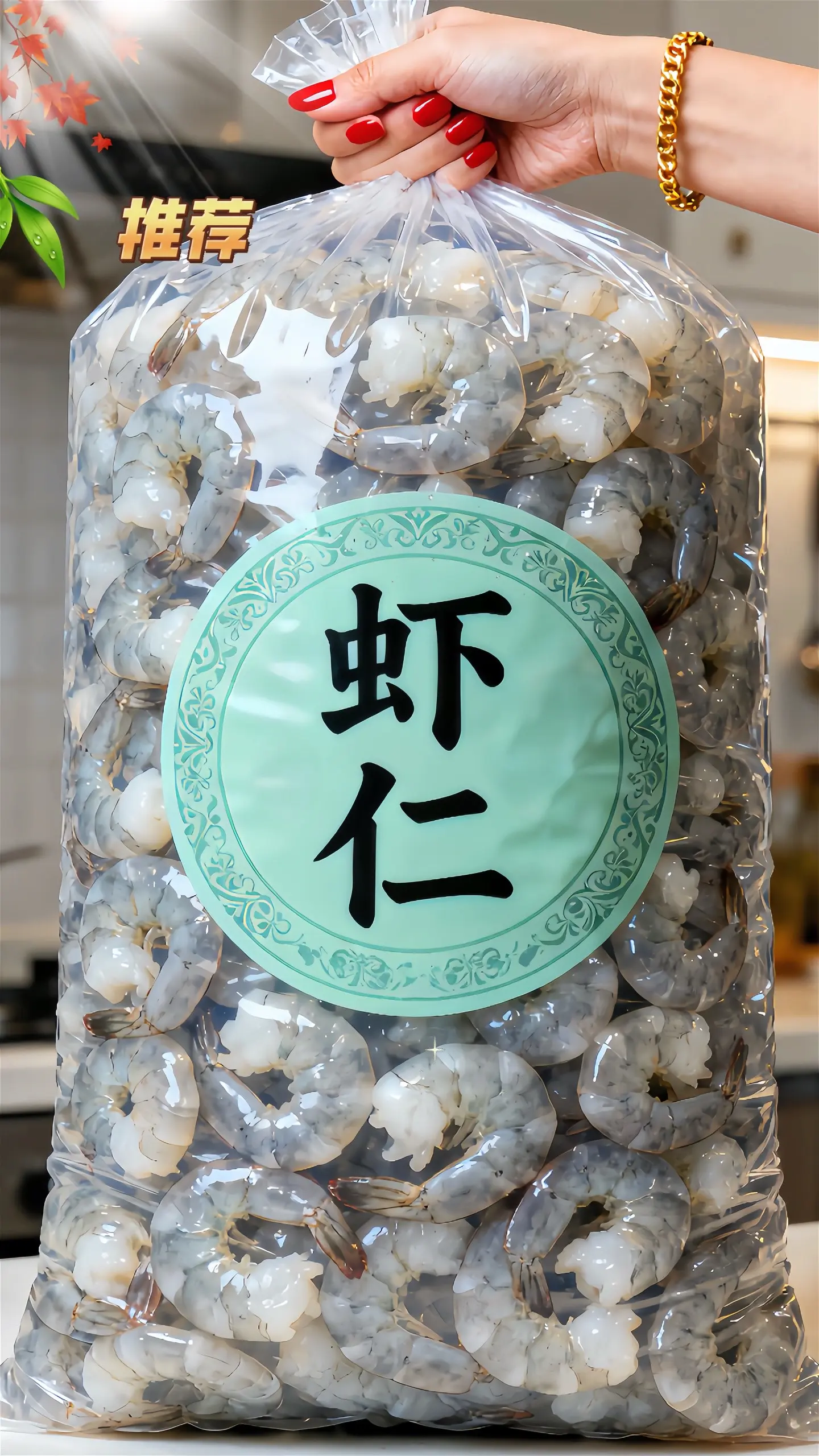 挑虾仁就怕麻烦，这个开背去虾线都弄好了，直接用特别方便。个头均匀，看着...