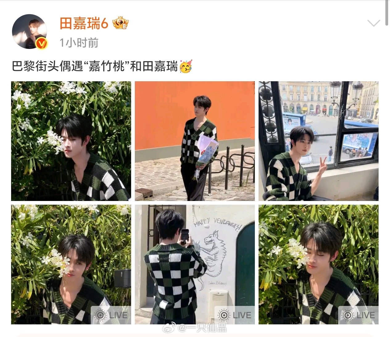 就这一句话，田嘉瑞和嘉竹桃的双向奔赴天长地久啊 