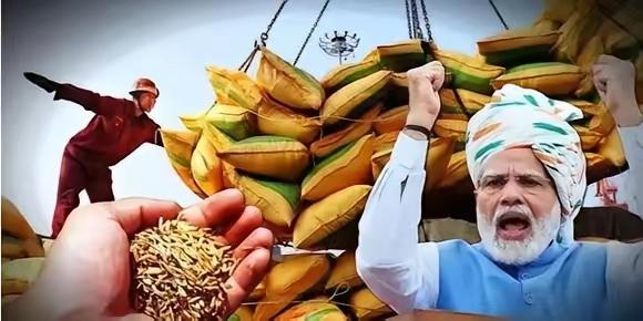 中印两国都顶着14亿人口的盘子，粮食账却算出了截然不同的结果：中国年产7亿吨粮还
