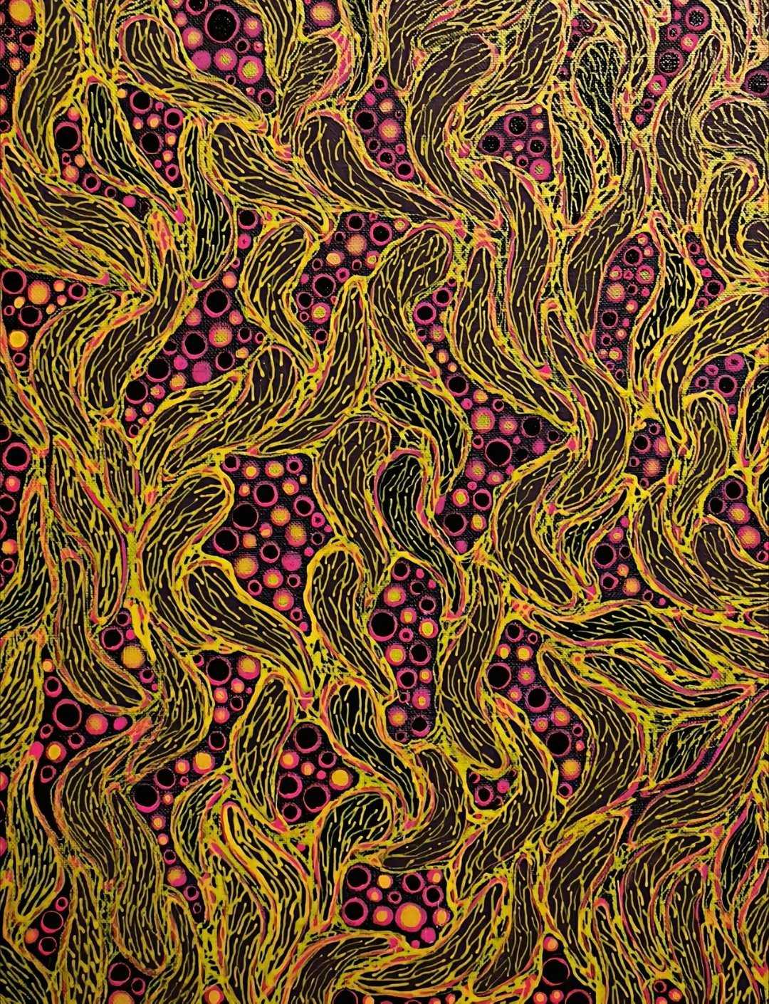 画家草间弥生绘画作品欣赏遇见艺术遇见美好绘画
