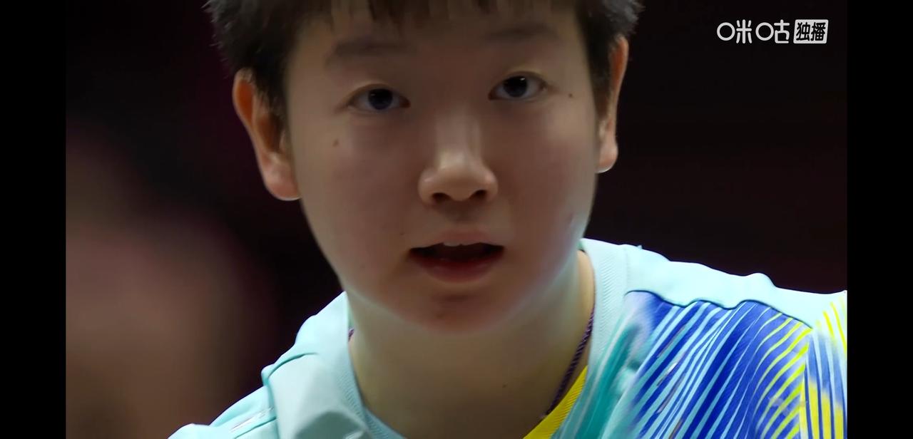 新加坡大满贯女单1/4决赛，
孙颖莎对战早田希娜，
第一局11：6，第二局11：