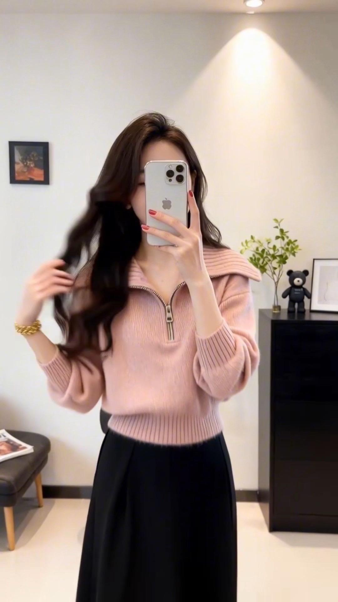 今日穿搭 韩系简约穿搭 甜美风穿搭 今日分享 温柔穿搭