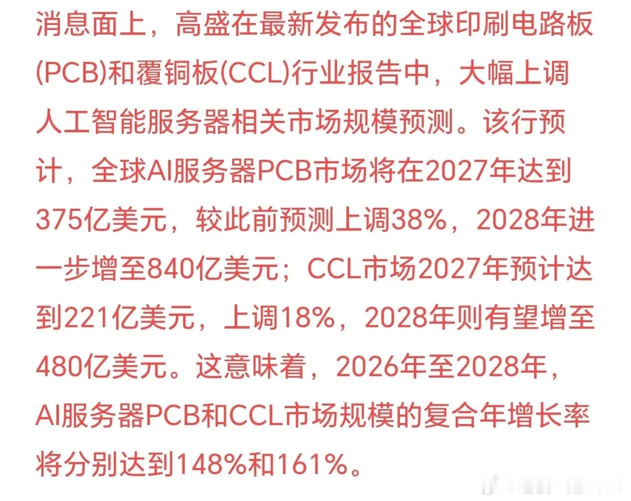 科技股下一个细分主线，今天批量涨停，国外大机构大幅上调规模高盛这份报告直接上调了