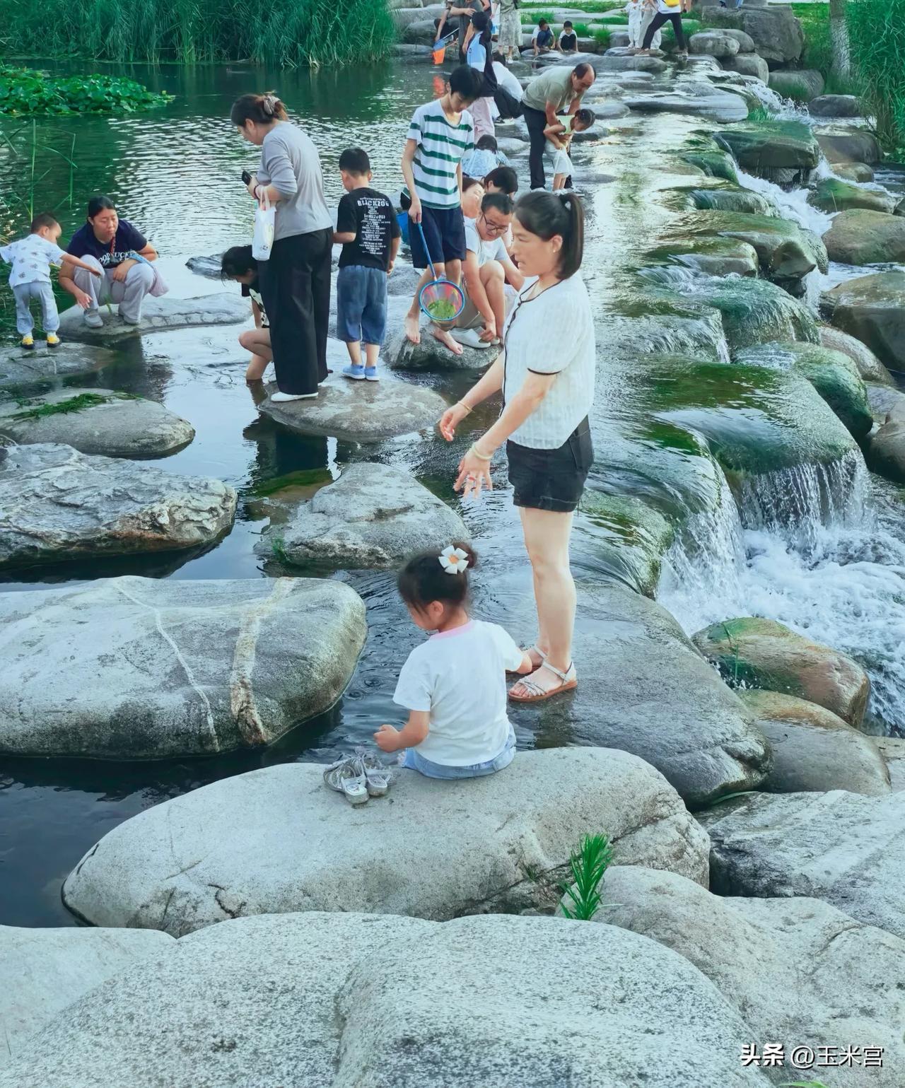 藏在西安的“天然空调”
坐标：西安后海“石头浅滩”
水质：清澈，经芦苇常年净化