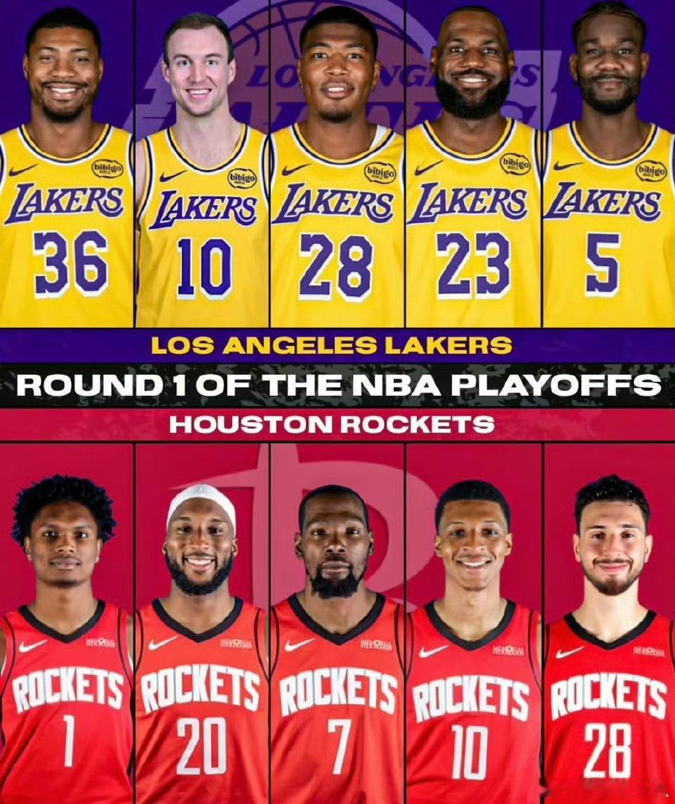 火箭vs湖人西部季后赛首轮焦点战，休斯顿火箭对阵洛杉矶湖人，巅峰对决正式拉开帷幕