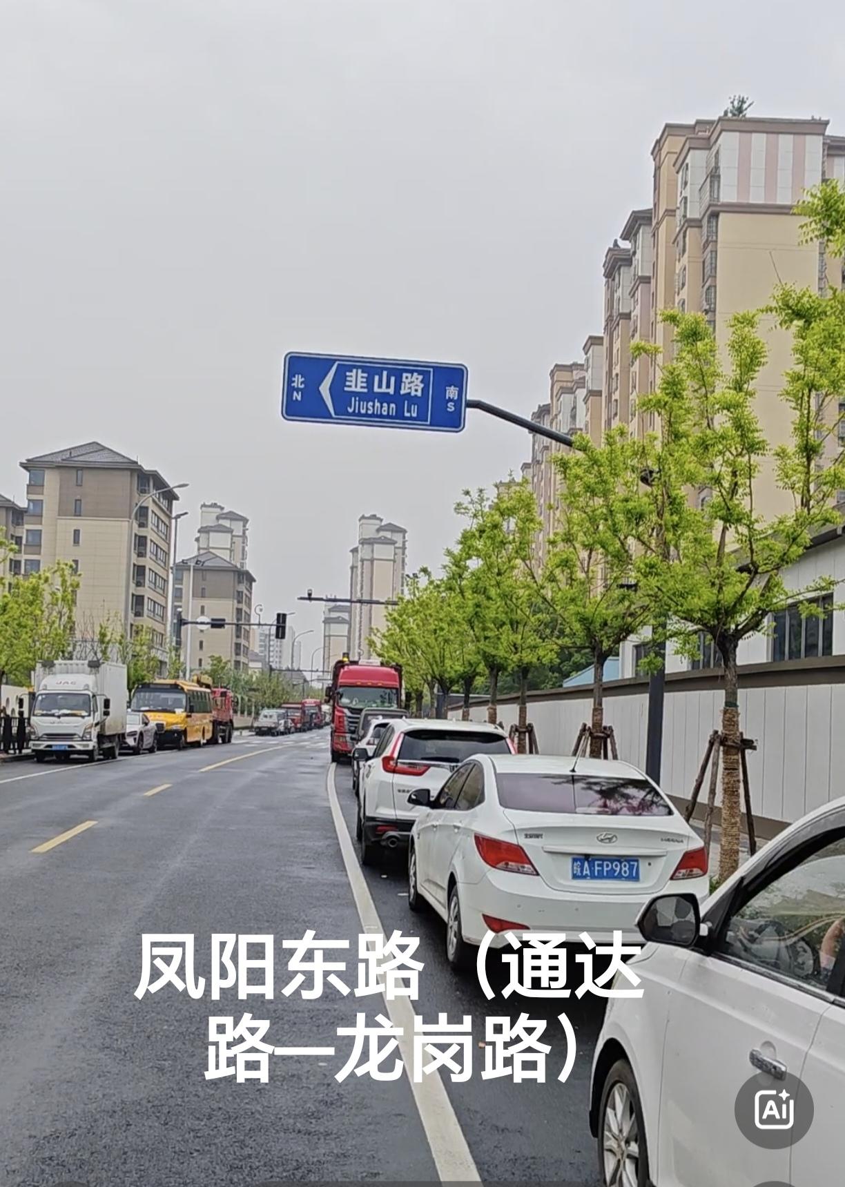 ［瑶海这条路又修通了一段，它的路名有点“得味”］
         在瑶海区，长