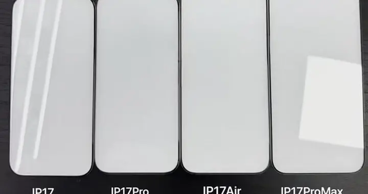iPhone17系列屏幕貼膜曝光，Air或采用全新尺寸