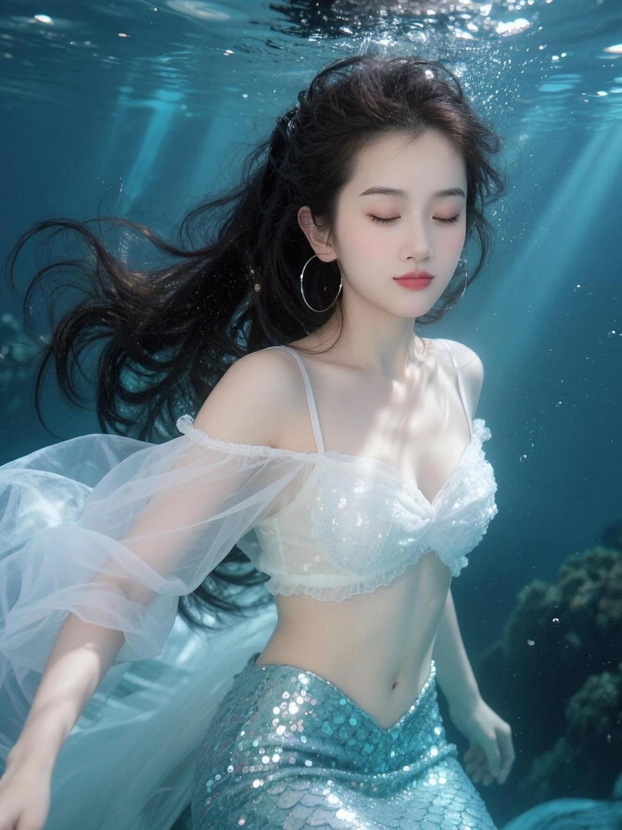 美人鱼美照 你今天真好看