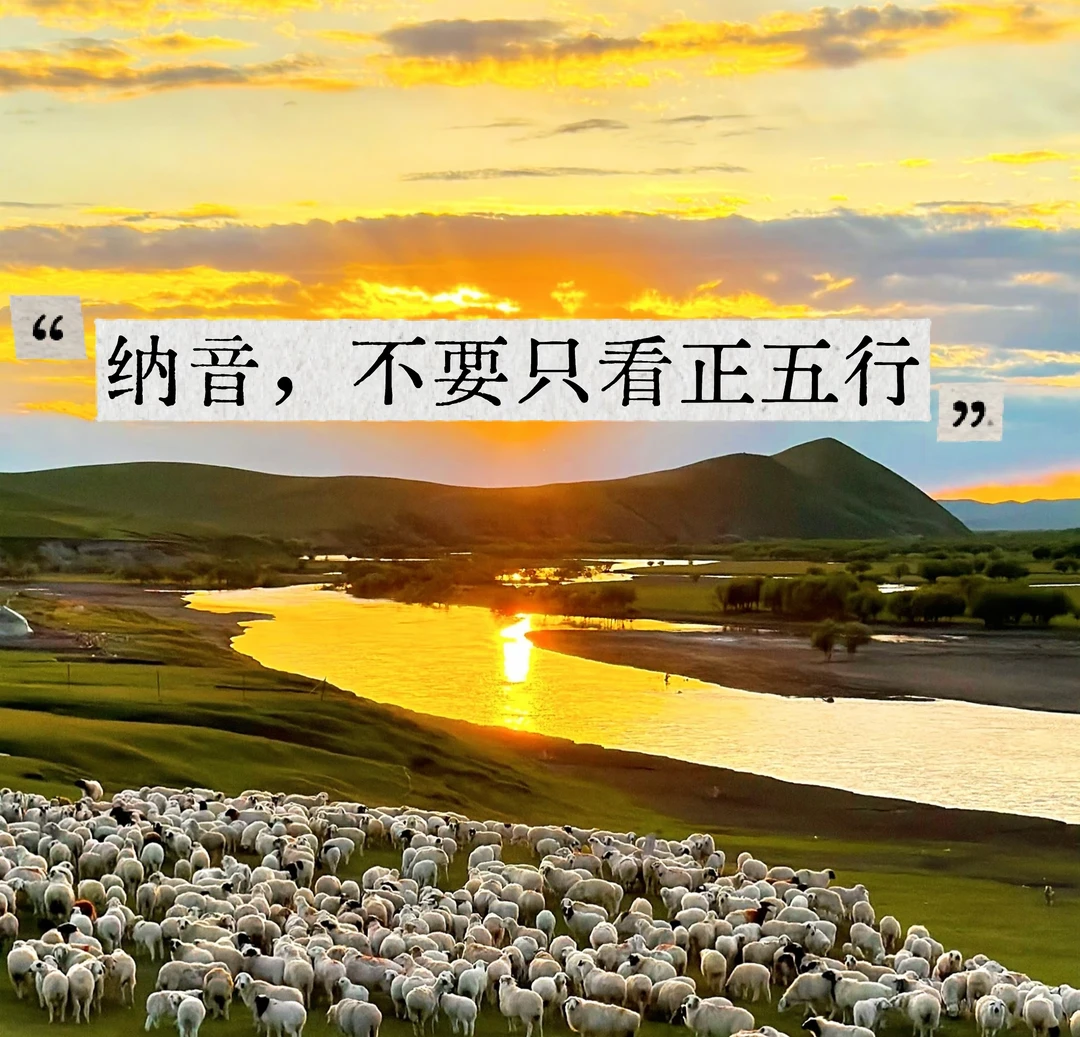 纳音，不要只看正五行
