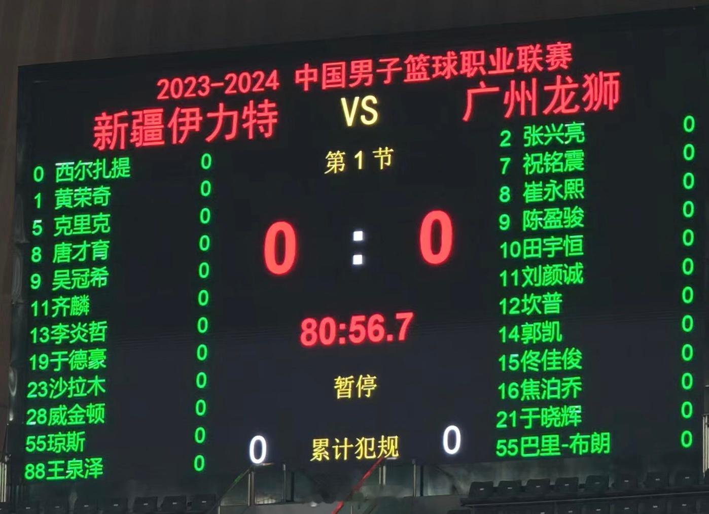 名单没变动，继续加油继续拼！今儿我DNP了，直播间里一起看球的鹏友举个手#cba