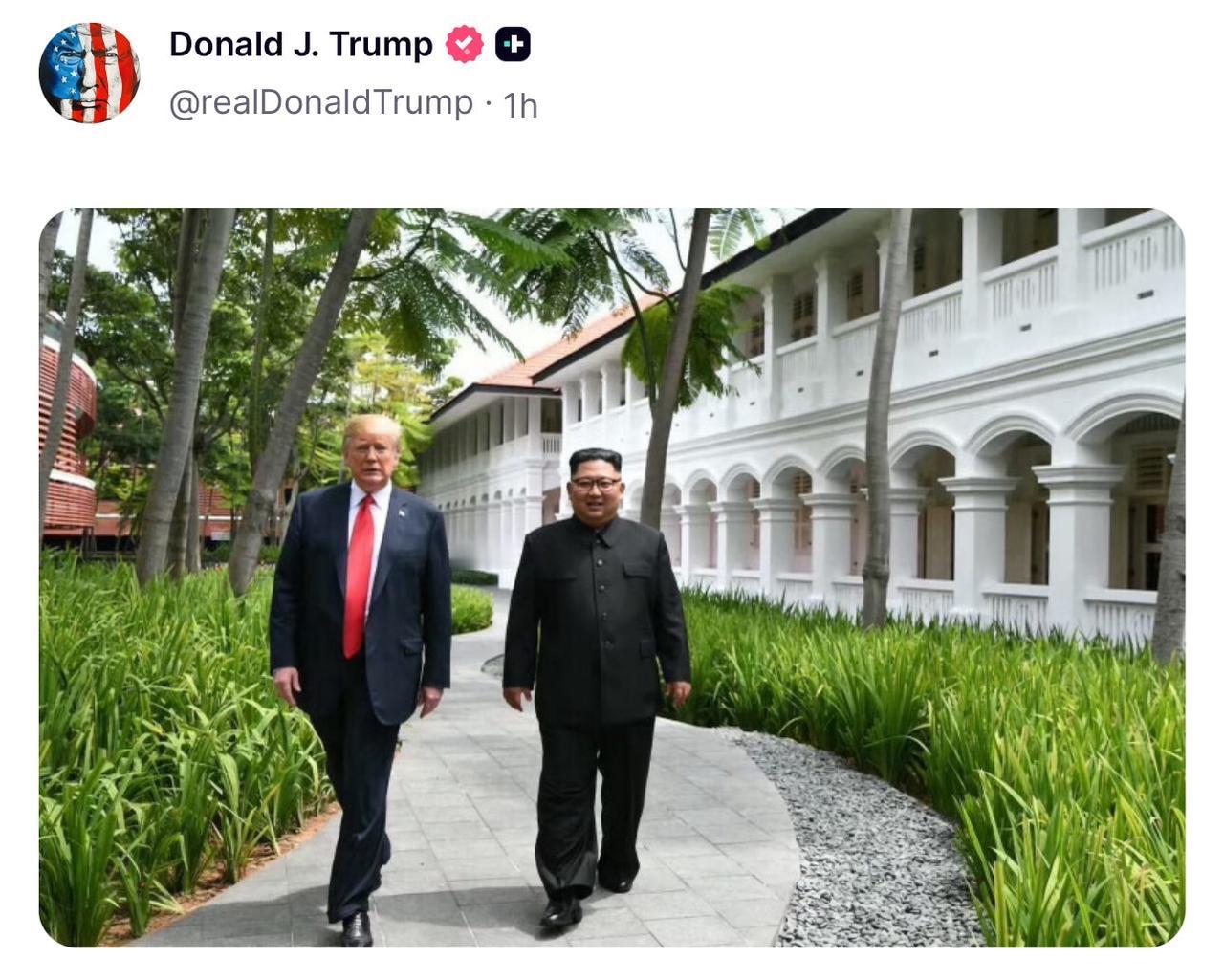 美国总统特朗普今天（北京时间8月25日）在自家社交媒体平台Truth Socia