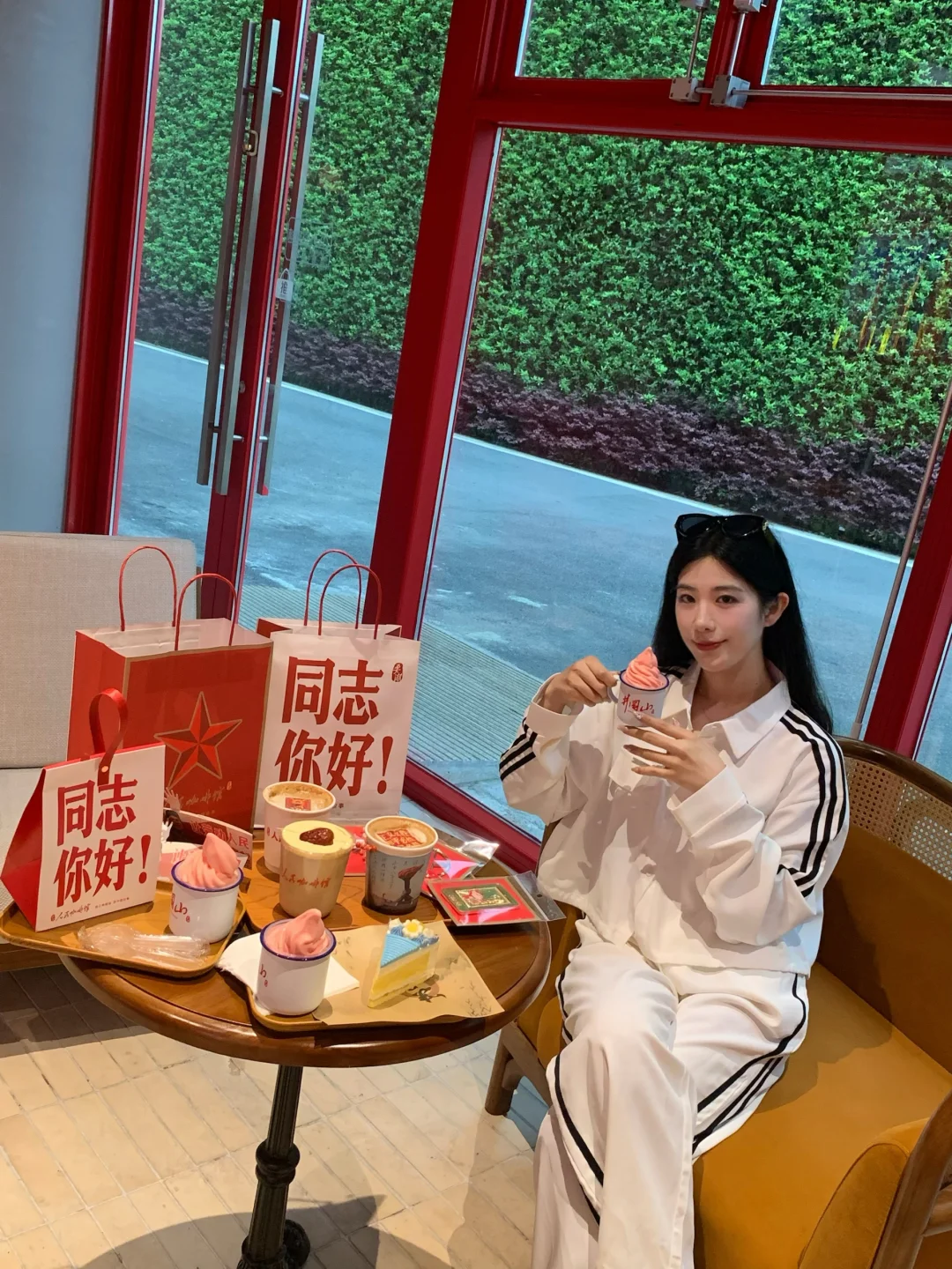 来喝井冈山最红的咖啡☕️