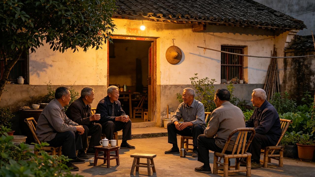 为啥农村越穷越热闹？
我是从农村出来的，回村发现一件挺有意思的事：村里有些人家房