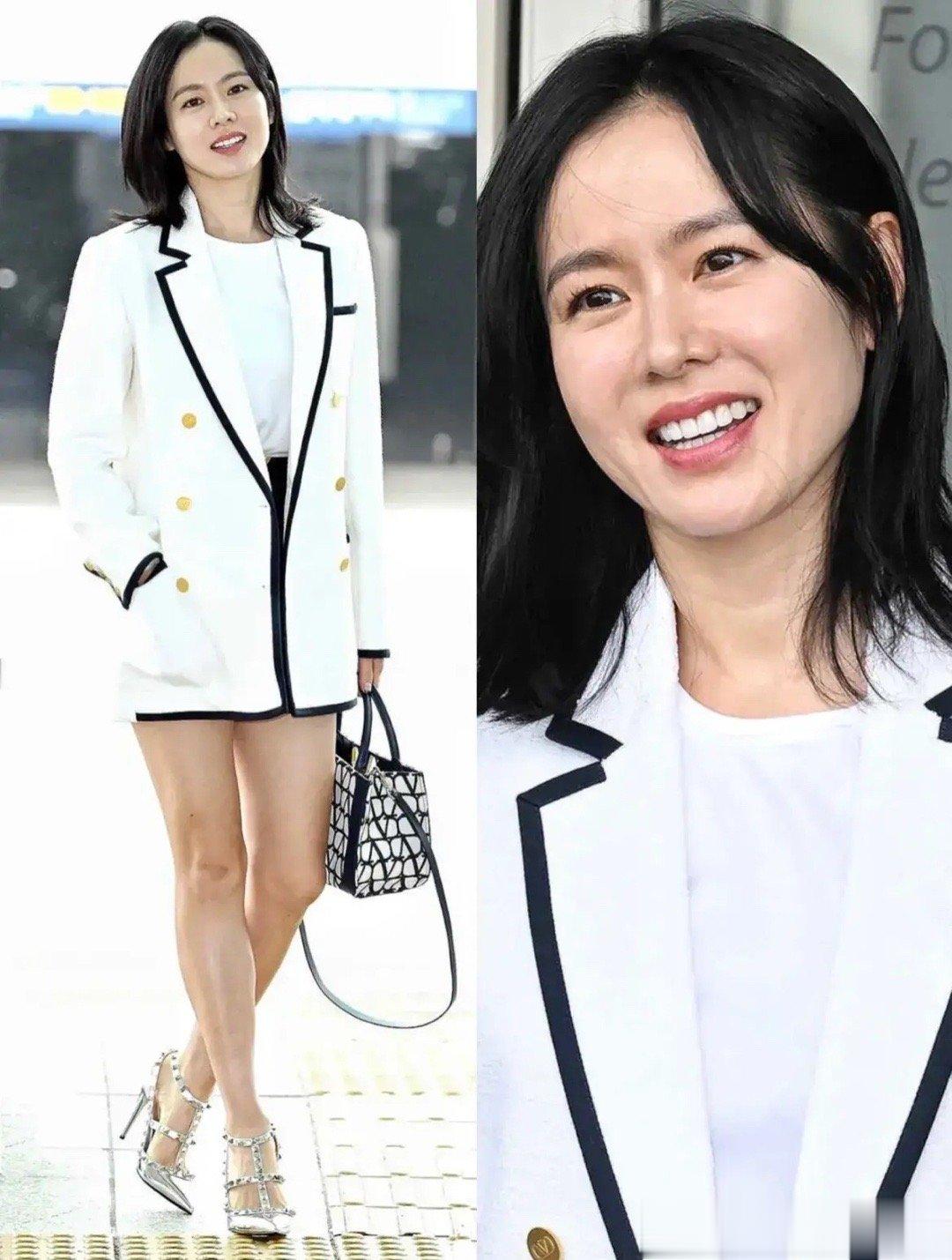 #孙艺珍产后首个公开行程#孙艺珍4日前往法国巴黎出席某时装品牌活动，这也是孙艺珍