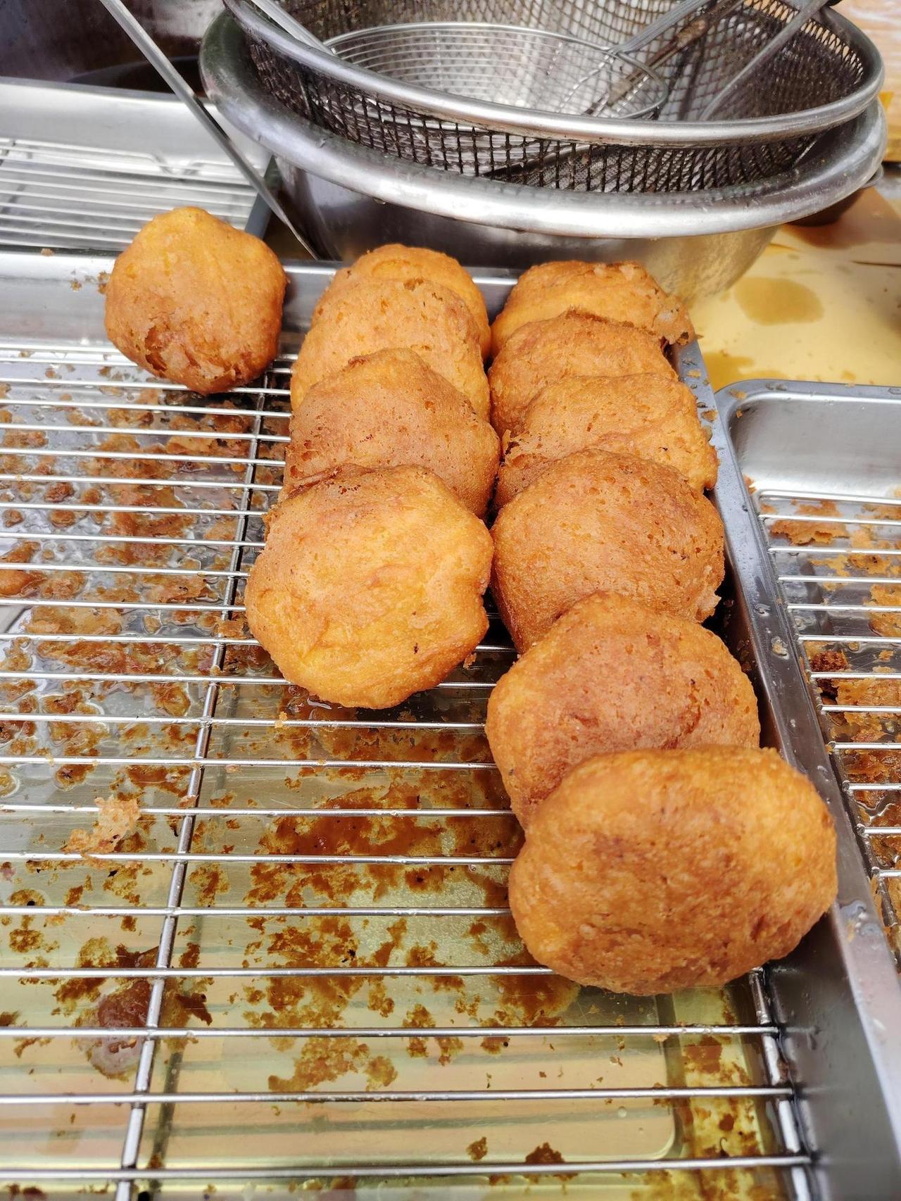 油炸糕真好吃啊