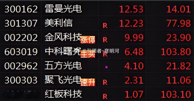 六月红盘圆满谢幕，七只大牛群星闪耀，七月行情已在酝酿！6.29日$雷曼光电 sz