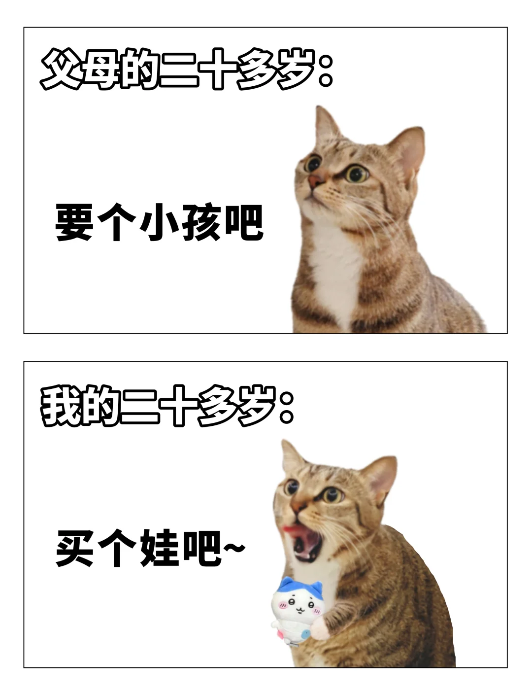 父母VS我的二十多岁表情包