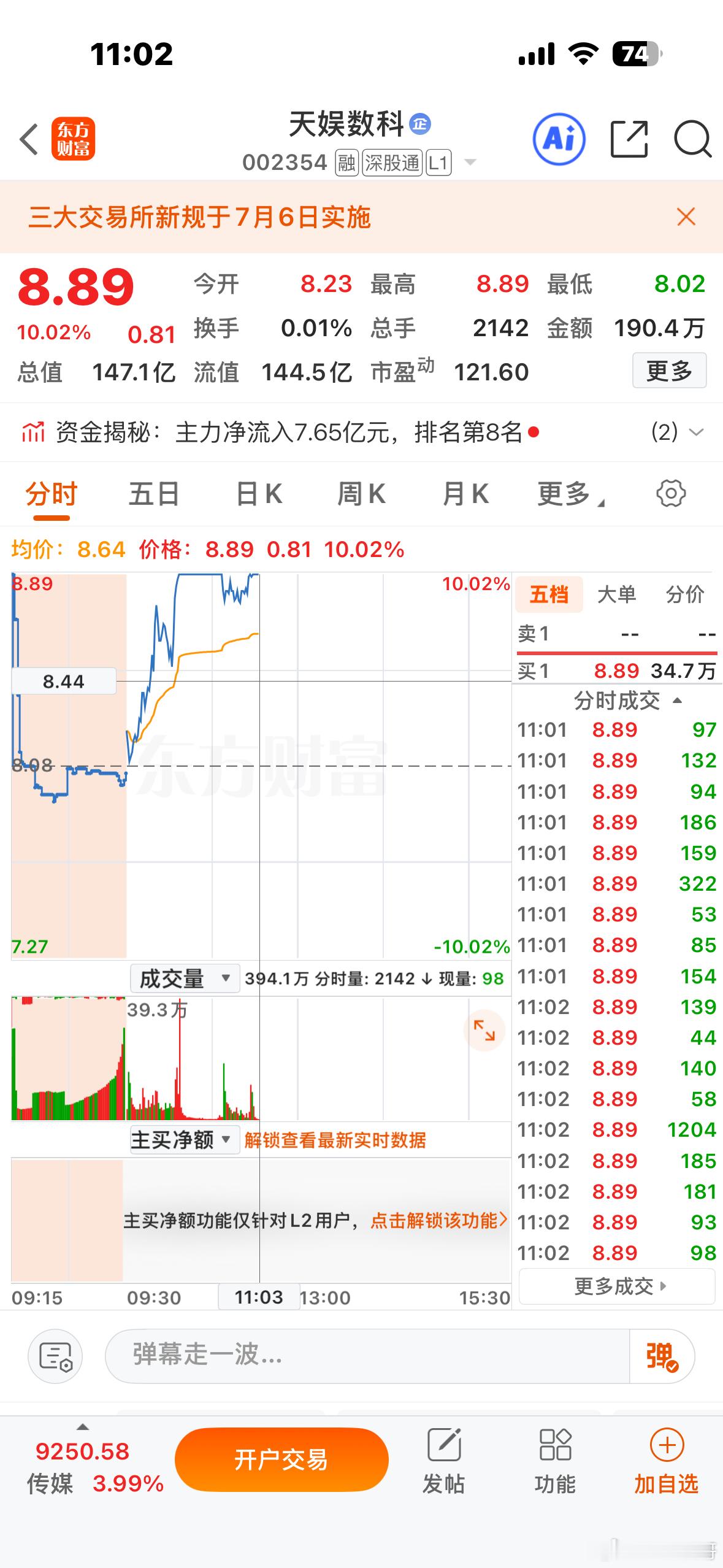 昨天分享的这位更是重量级！主力真给力成功封板在车上的家人们，可以在评论区理性交流