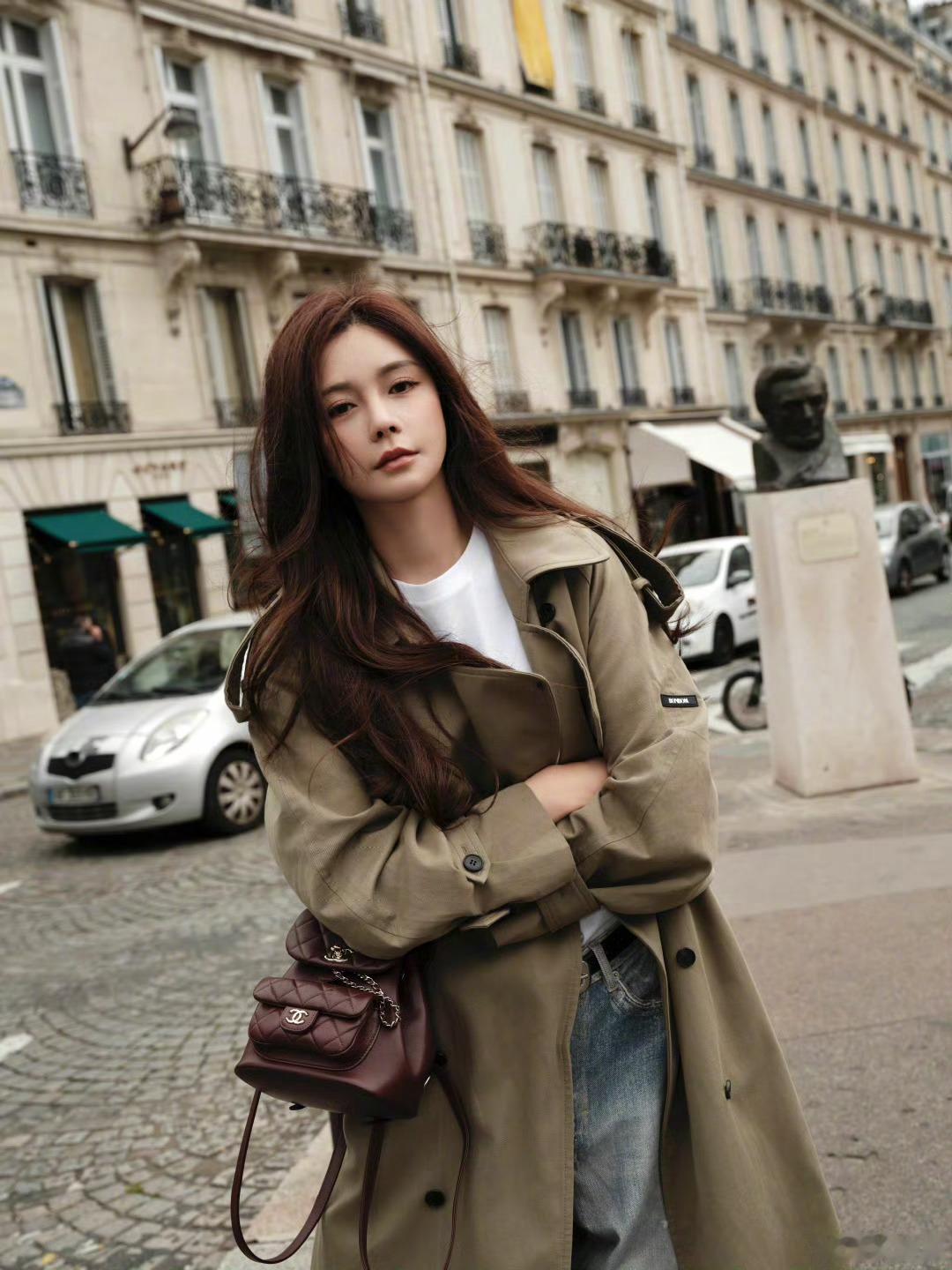 #沈梦辰不含一根假发片的plog# 这发量真的让人羡慕啊 ​​​