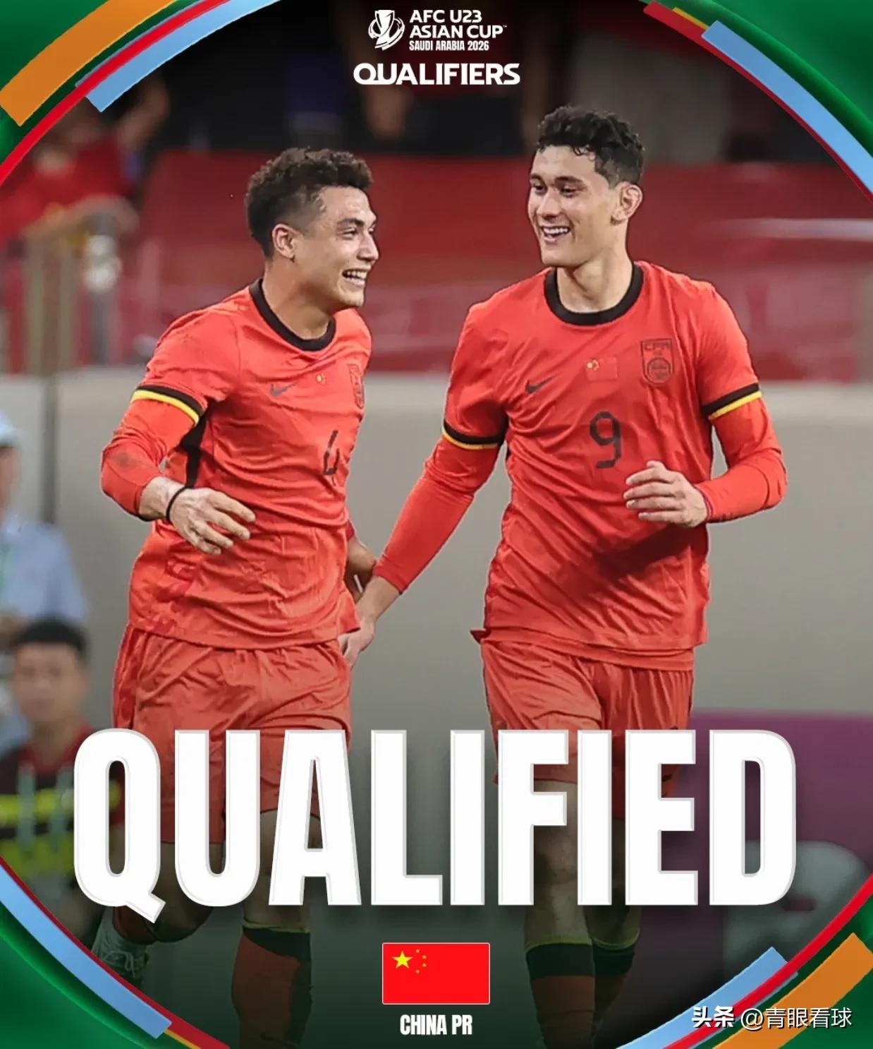 U23亚洲杯预选赛小组第二终极排名
1，国足，7分，11个净胜球
2，乌兹别克斯