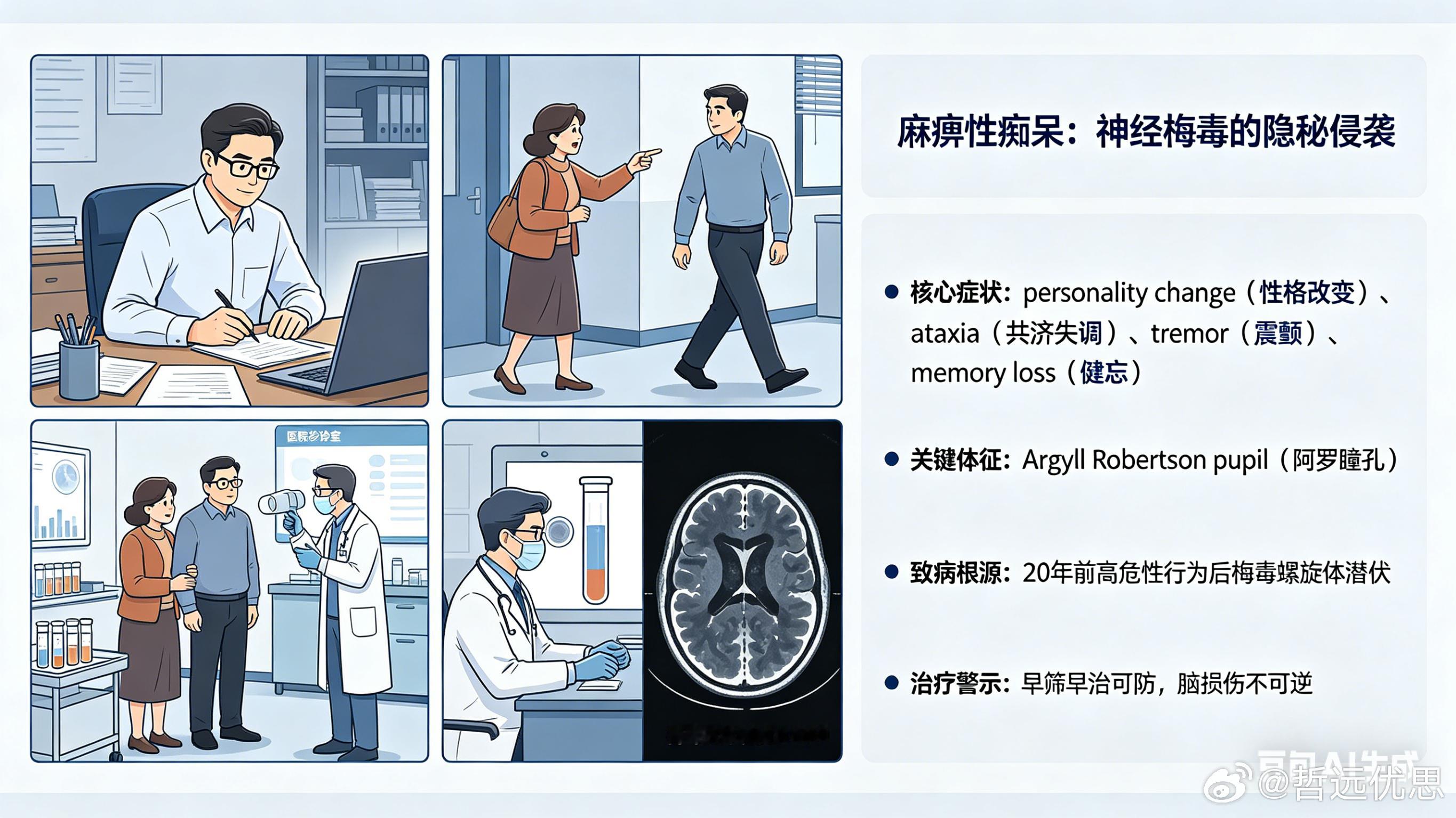 儒雅工程师突然变“暴徒”，整日疑妻出轨、打骂家人，还走路摇晃、手抖健忘。家人以为