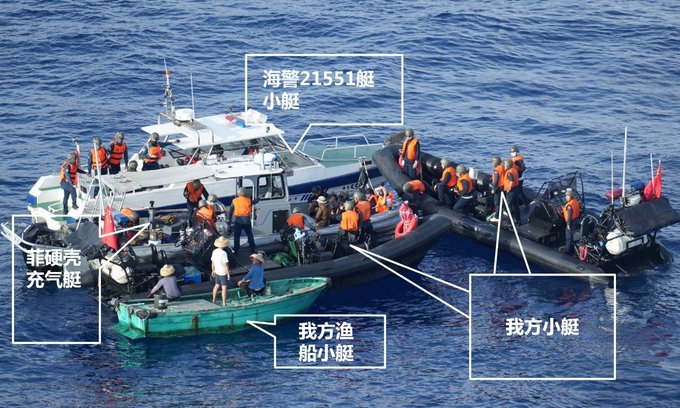 小菲撑小艇鱼佬凑热闹 ​​​
