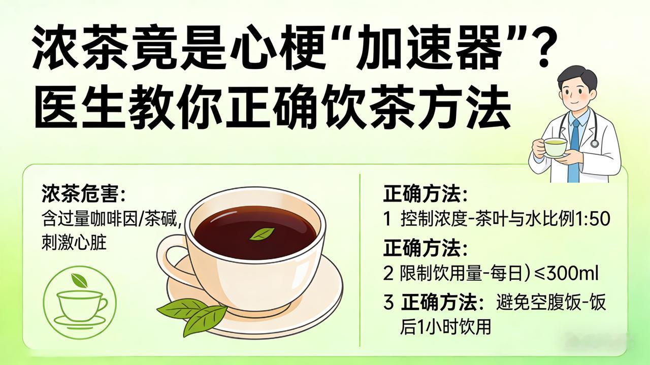 浓茶竟是心梗 