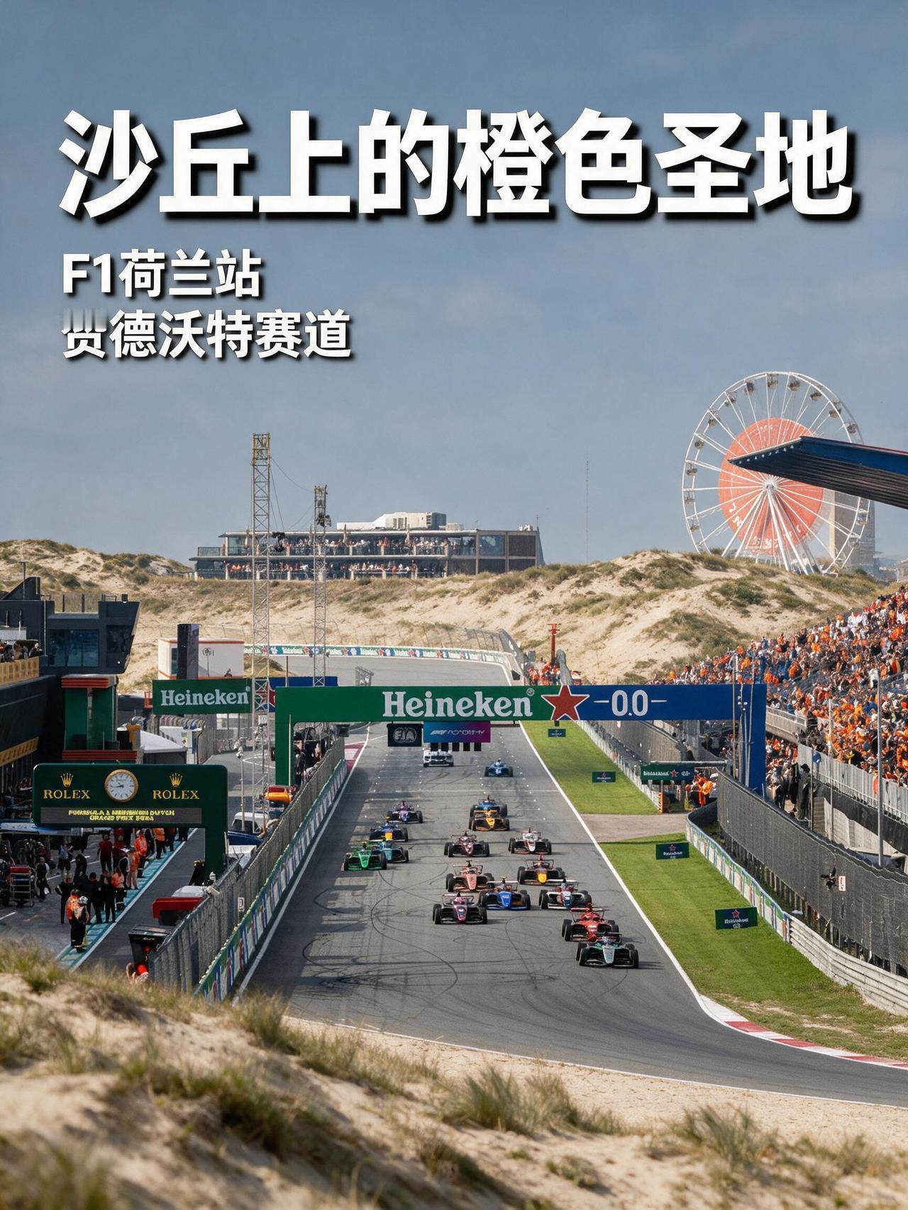 因为一个人重建了F1赛道，沙丘上的橙色圣地！一文读懂F1荷兰站赞德沃特赛道
坐落