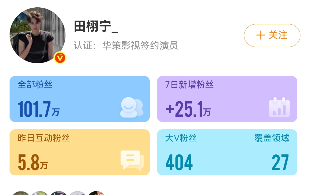 现在除了耽改确实没有任何剧任何偶像演员能做到暴风吸粉了，七天二十万已经厉害了粉圈