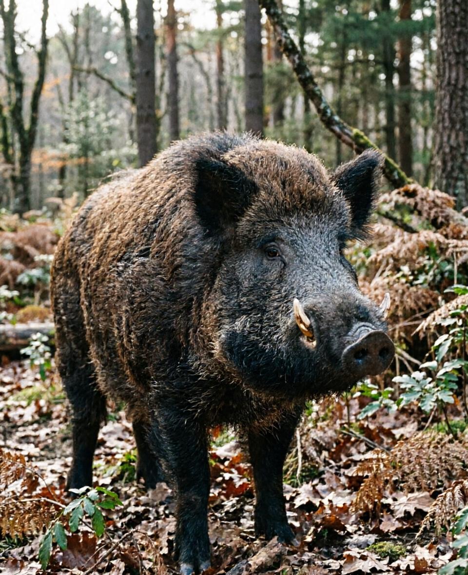 两狼进屯偷袭猪仔，偷情公野猪杀死一野狼

这怪事就发生在咱村后山的老王屯！月黑风