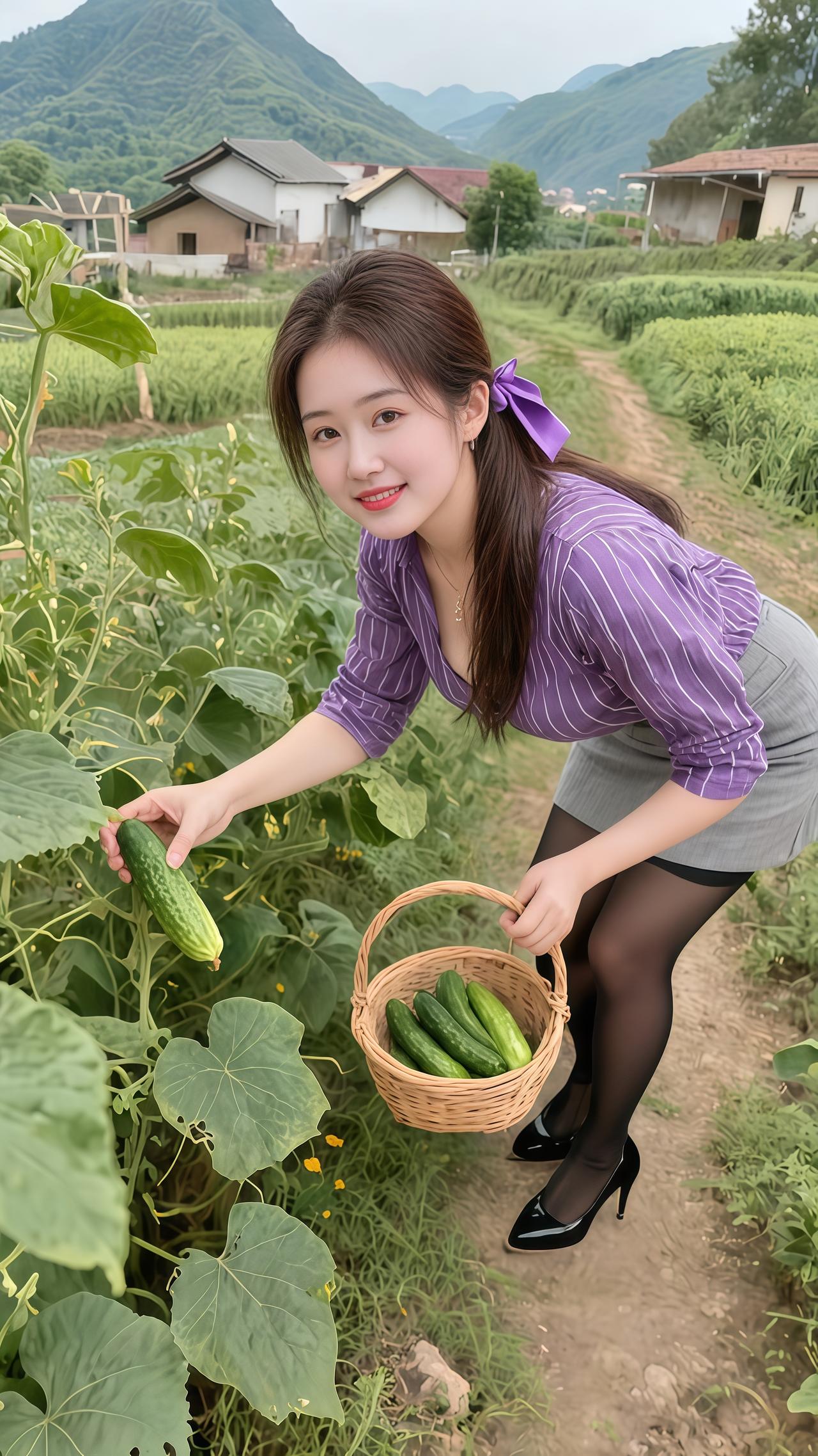 我的农村生活 山里姑娘 清纯甜美 地地道道的农村姑娘