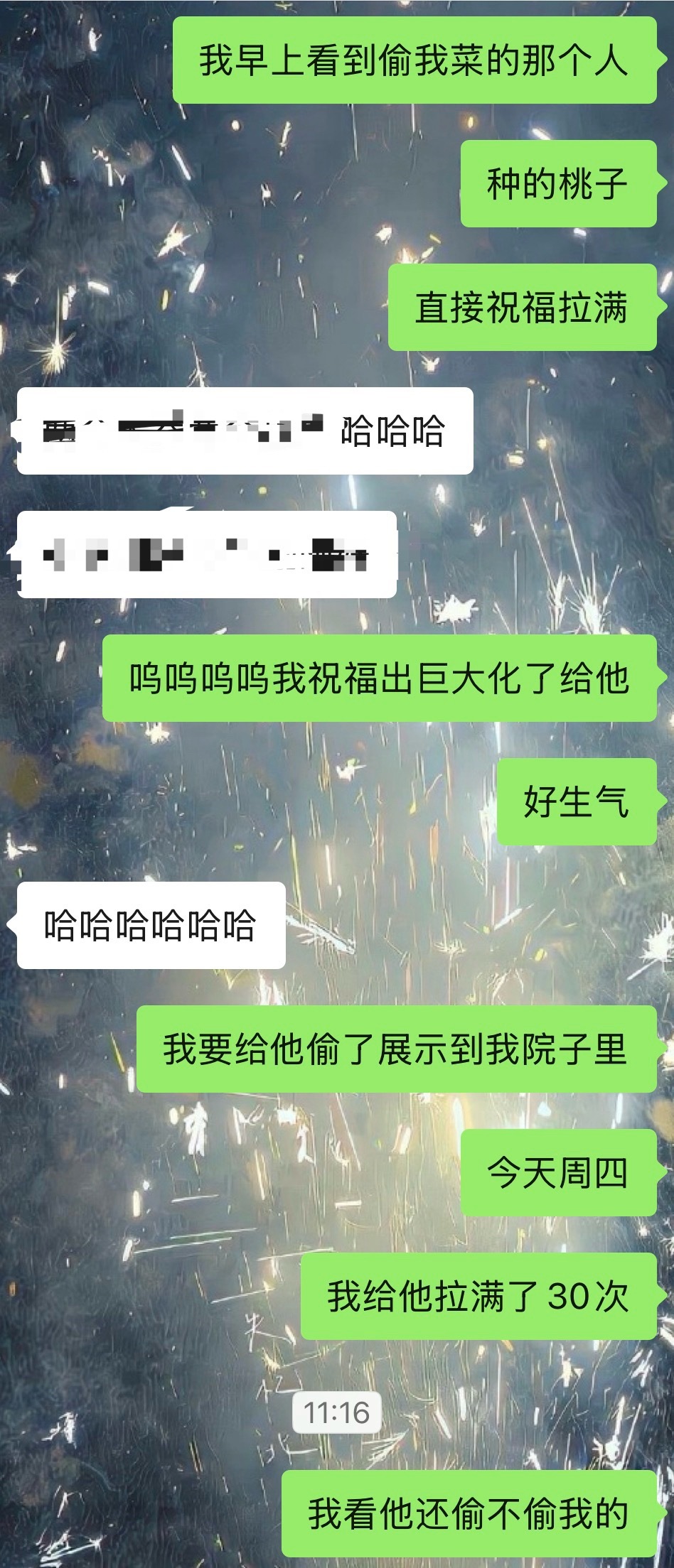 王者农场你可以偷我大号但偷我小号金币作物就是死罪区区乙方big胆 