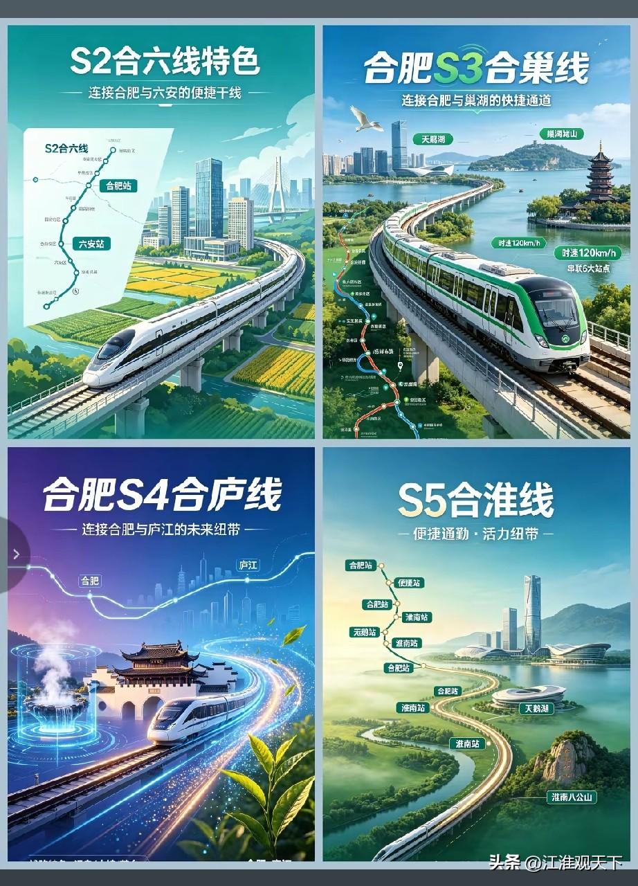 合肥至淮南的城际轨道交通项目，近20年内都没有开建的可能性
省会合肥市区距离淮南