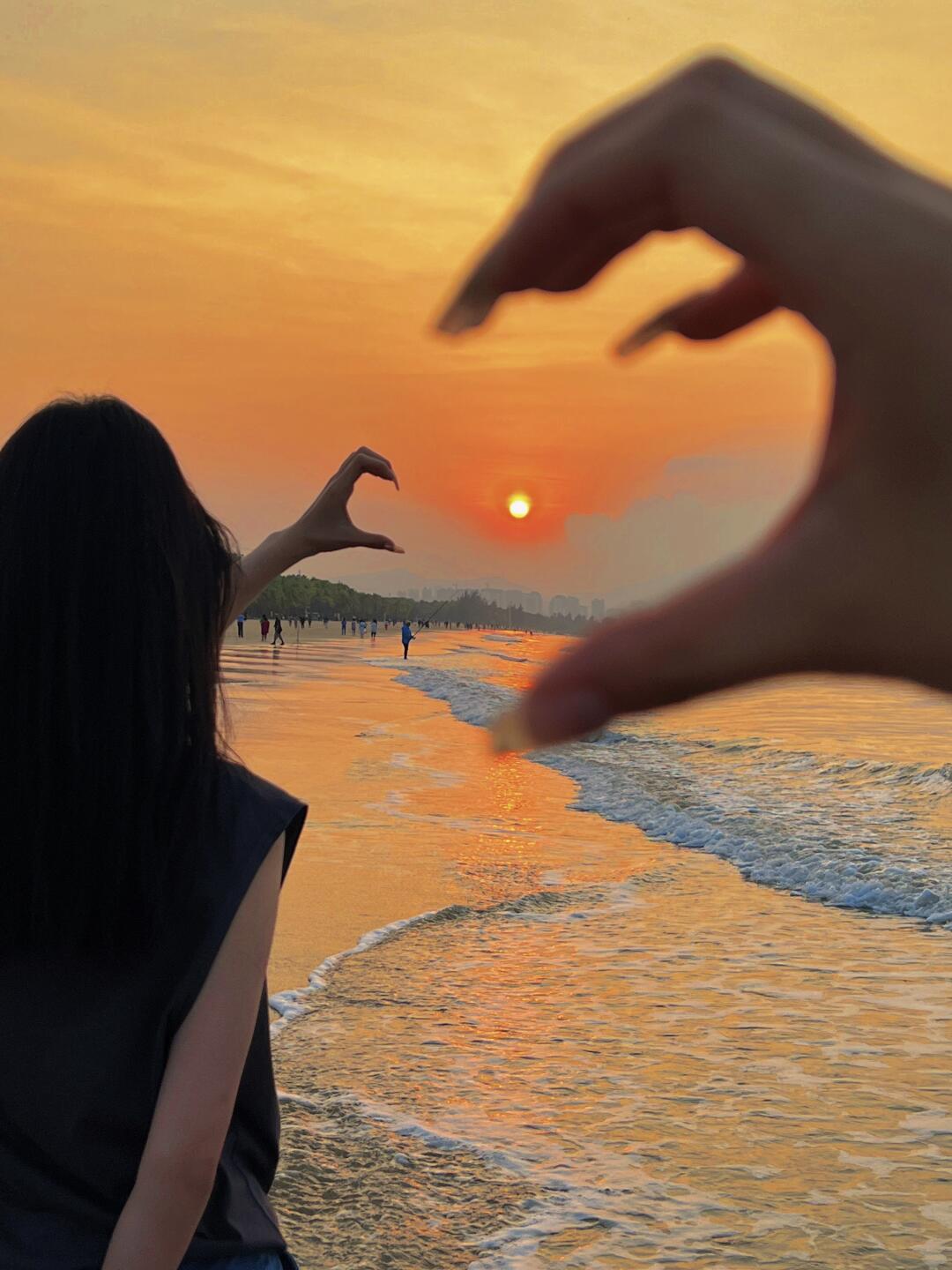 存一组日出拍照姿势🌅