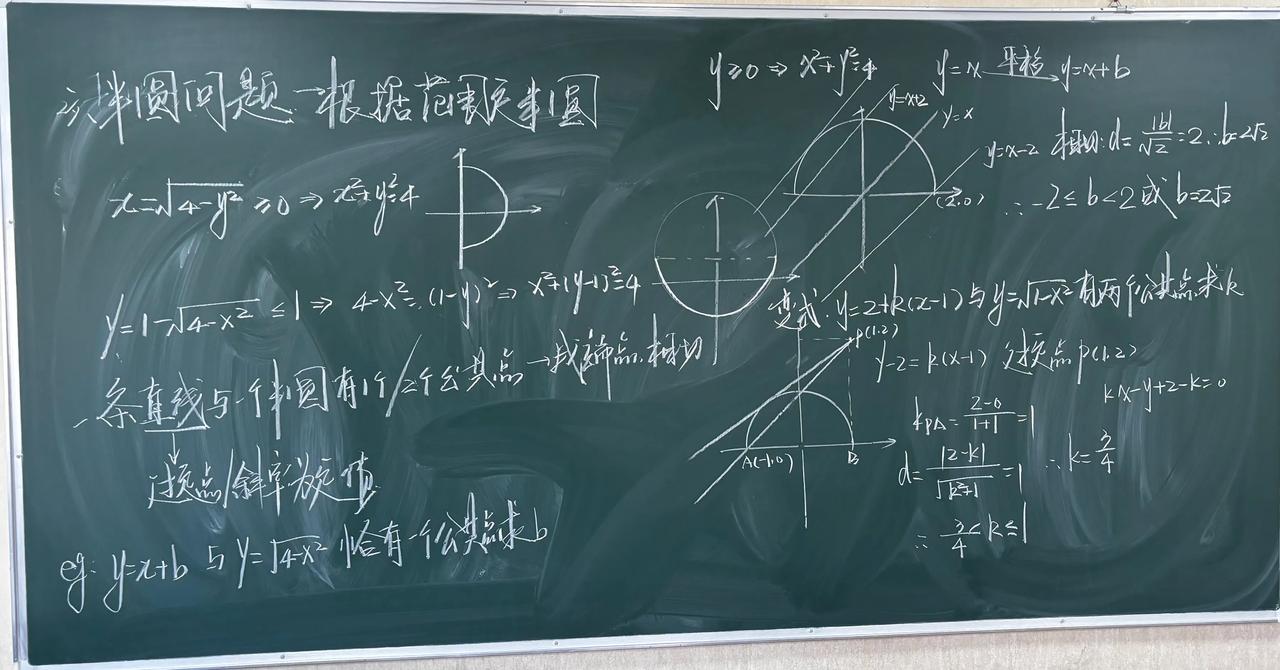 今天讲半个圆