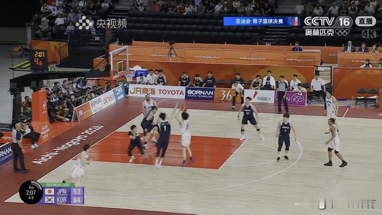 韩国男篮67-57战胜日本队夺得亚运金牌，李贤重27+18+3+2

刚刚韩国男